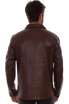Contemporary Western-Inspired Shirt Jacket, Back