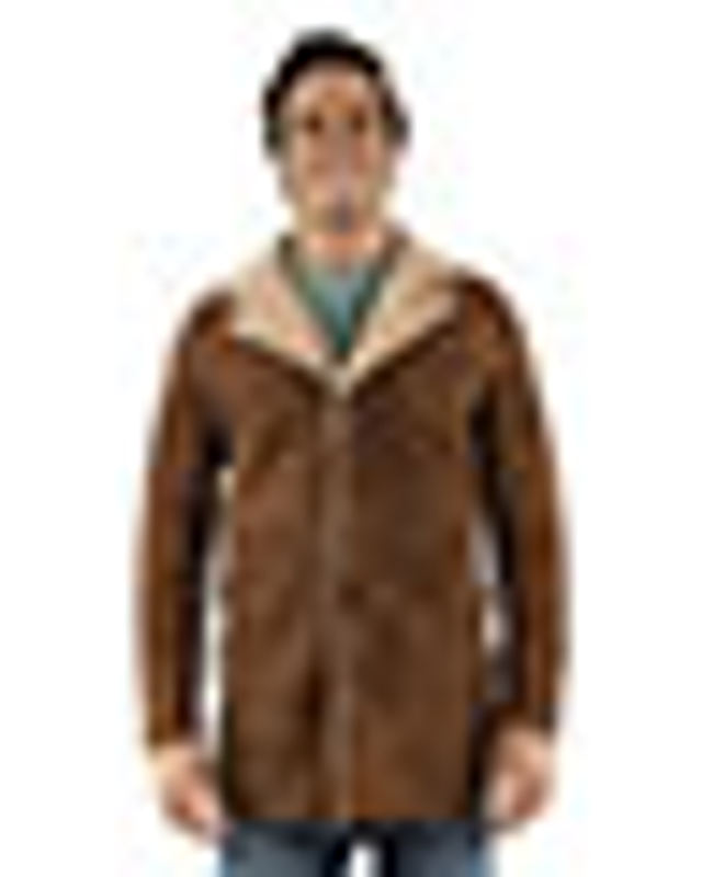 Shearling Coat, Brown