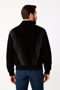 Two-Toned Boar Suede Rodeo Jacket, Back
