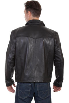 Western Leather Jacket, Back