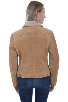 Suede Jean Jacket, Back