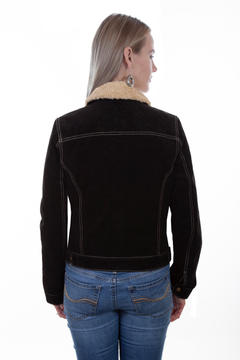 Suede Jean Jacket, Back