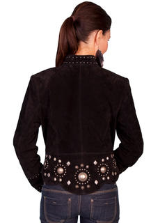 Suede Concho Jacket, Back