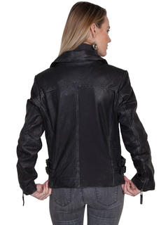 Leather Motorcycle Jacket, Back