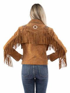 Hand Laced And Bead Trim Jacket, Back
