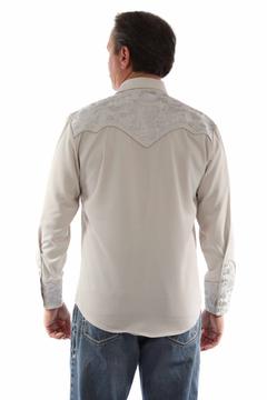 Poly/Rayon Blend Snap Front Shirt, Back