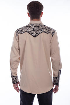 Poly/Rayon Blend Snap Front Shirt, Back