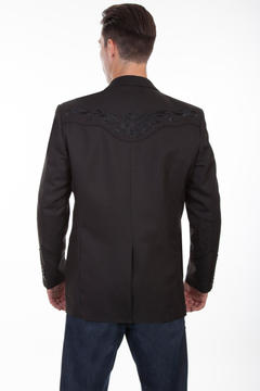 Button Front Blazer, Back