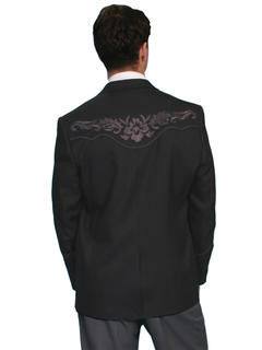 Button Front Blazer, Back