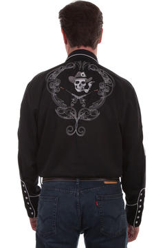 Embroidered Western Shirt, Back