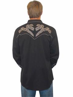 Classic Scully Bootstitch Western Shirt, Back