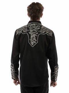 Poly/Rayon Blend Western Shirt, Back