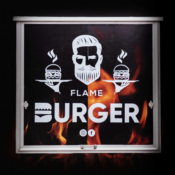 Hvem er Flame Burger?