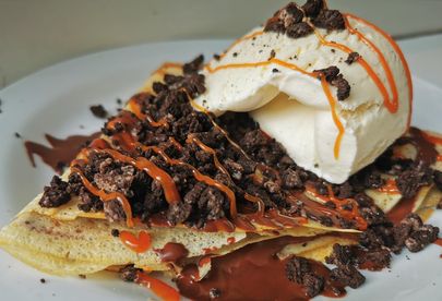 Billede 3 af 10 af Himmelske søde pandekager med et hav af lækre toppings