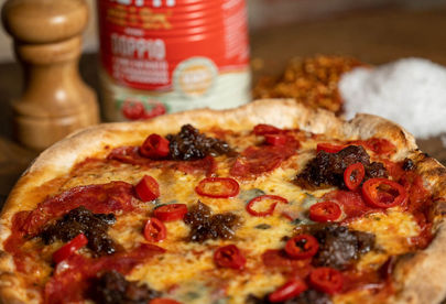 Billede 5 af 5 af Italiensk Fusions-Pizza med Udsøgte Råvarer af Høj Kvalitet
