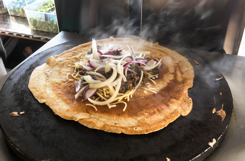 Billede 1 af 5 af Danske madpandekager med okse, skinke, kylling eller kebab.
