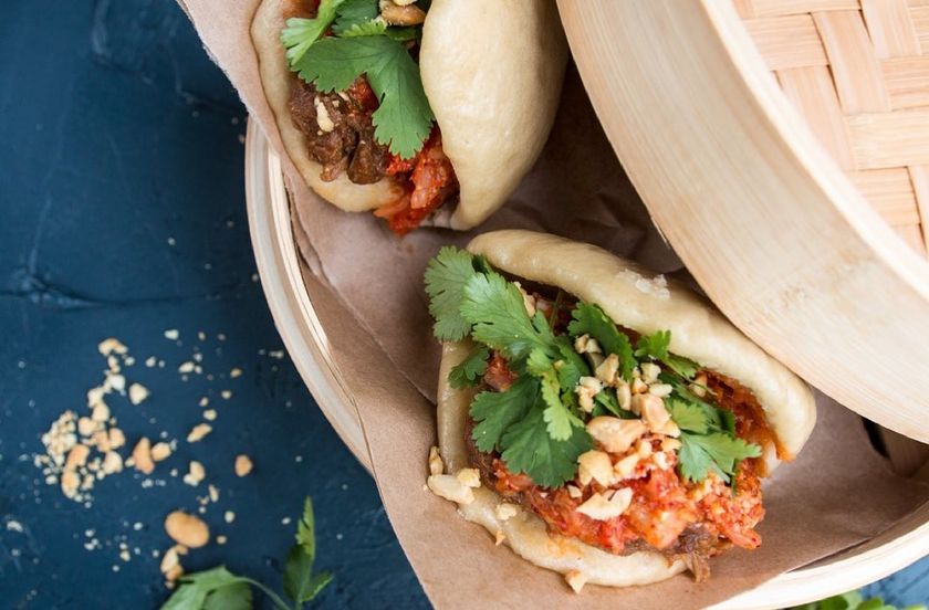 Billede 1 af 10 af Autentiske asiatiske bao buns fra charmerende gastrotruck