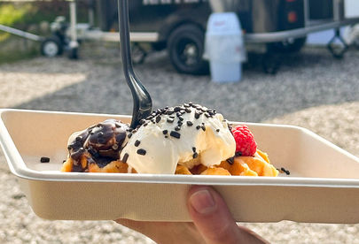 Billede 3 af 5 af Event kaffen: Lune belgiske vafler, hansens is og toppings