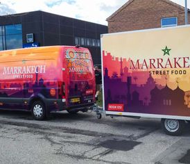 Billede 4 af 5 af Autentiske marokkanske wraps med kebab, kylling og falafel