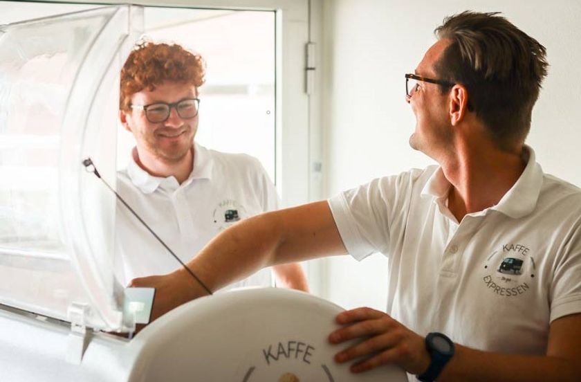 Billede 1 af 3 af Håndrørt italiensk Okkels is fra vores betjente isbar