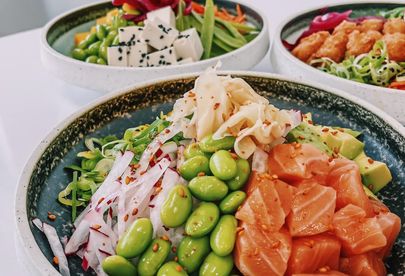 Billede 2 af 7 af Poke bowls: Friskhed, sprødt grønt og umami