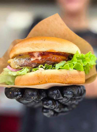 Billede 2 af 3 af The Original Burger: Med fritter og sodavand