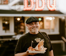 Billede 3 af 9 af Low 'n slow BBQ burgers: Tilberedt 23 timer i smokeren