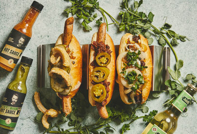 Billede 2 af 12 af Gourmet hotdogs med lækre toppings fra fusionkøkkenet
