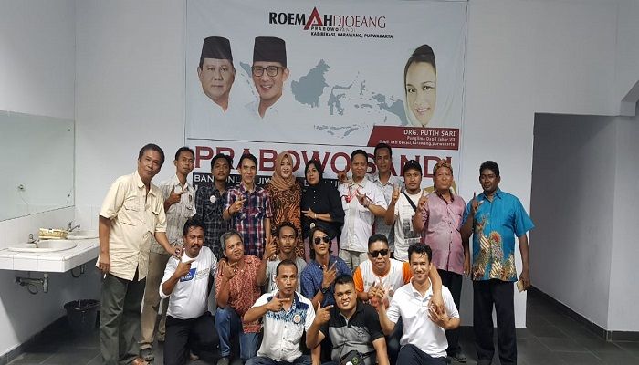 roemah djoeang, putih sari, relawan prabowo-sandi, relawan jabar, nusantara, nusantara news