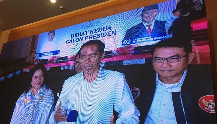 debat dua capres, tkn, moeldoko, prabowo subianto, hasil debat dua capres, nusantaranews
