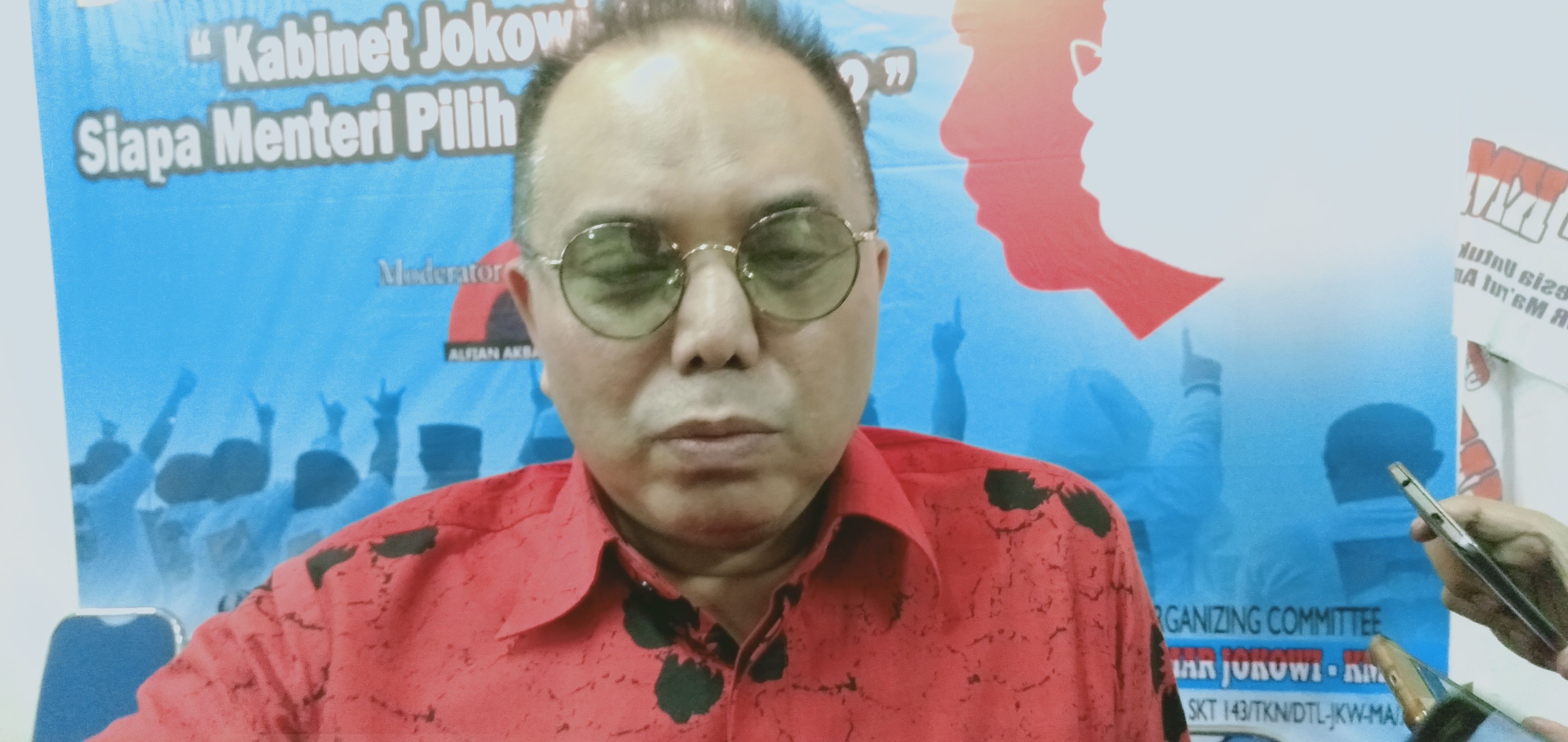 Haidar Alwi Sebut Wacana Menghidupkan Kembali GBHN Sebagai Ide Bagus. (Foto: Adhon/NUSANTARANEWS.CO)