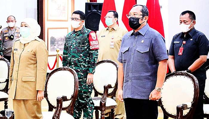 Pandemi Covid-19 menurun, Sahat Tua Simanjuntak: salut buat Forkopimda di Jatim.