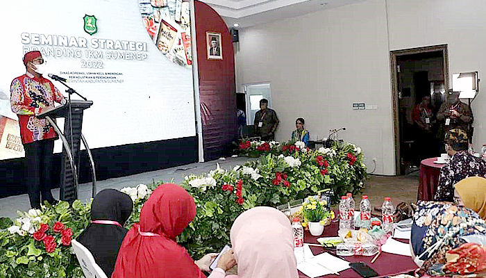 Kembangkan usaha masyarakat, Diskop UKM dan Perindag Sumenep Gelar Seminar Strategi Branding IKM/