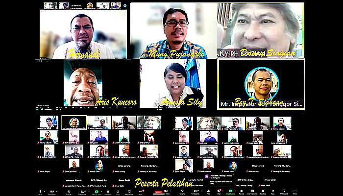 PPWI dan Fikom Universitas Mpu Tantular gelar pelatihan jurnalistik video berita secara online.