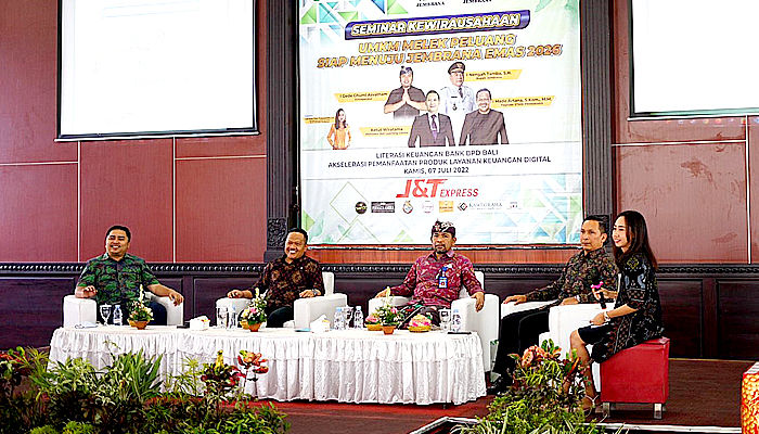 PLUT UMKM gandeng Pemkab Jembrana gelar seminar kewirausahaan.