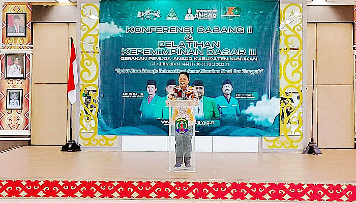 Wabub Nunukan buka PKD dan Konfercab PC GP Ansor.