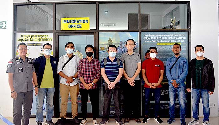 Tidak terbukti spionase 3 WNA segera dideportasi kantor imigrasi Nunukan.