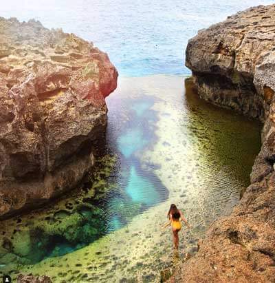 Angels Billabong Cuplikan Surga di Nusa Penida Bali. Foto by @zehravictoria