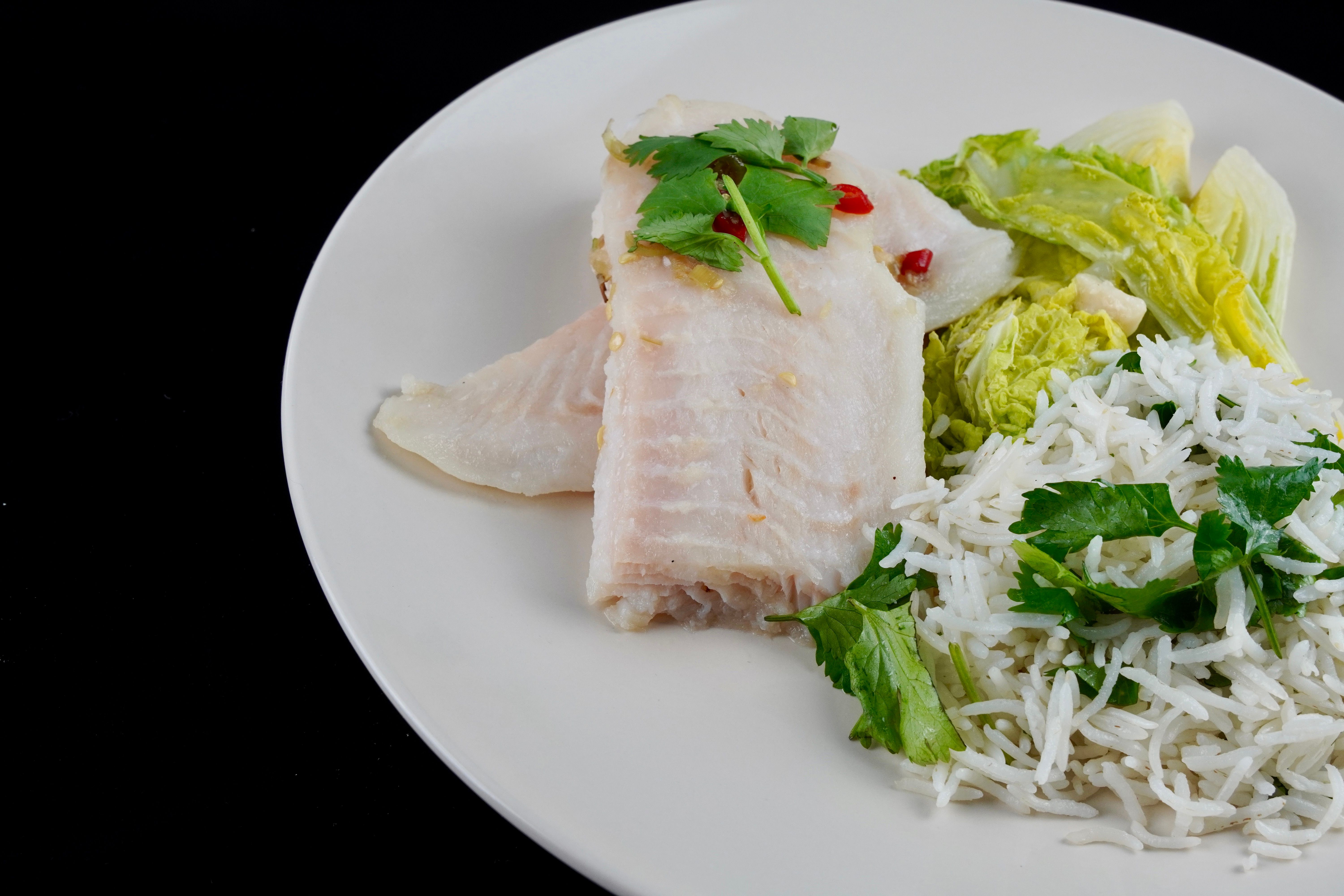 Steamed Dory Fillet w/ Thai Sauce