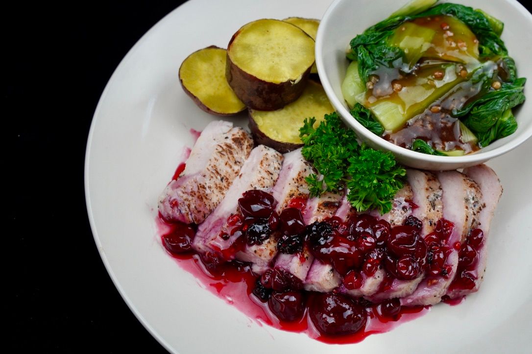 Turkey Breast w/ Mix Berry Sauce