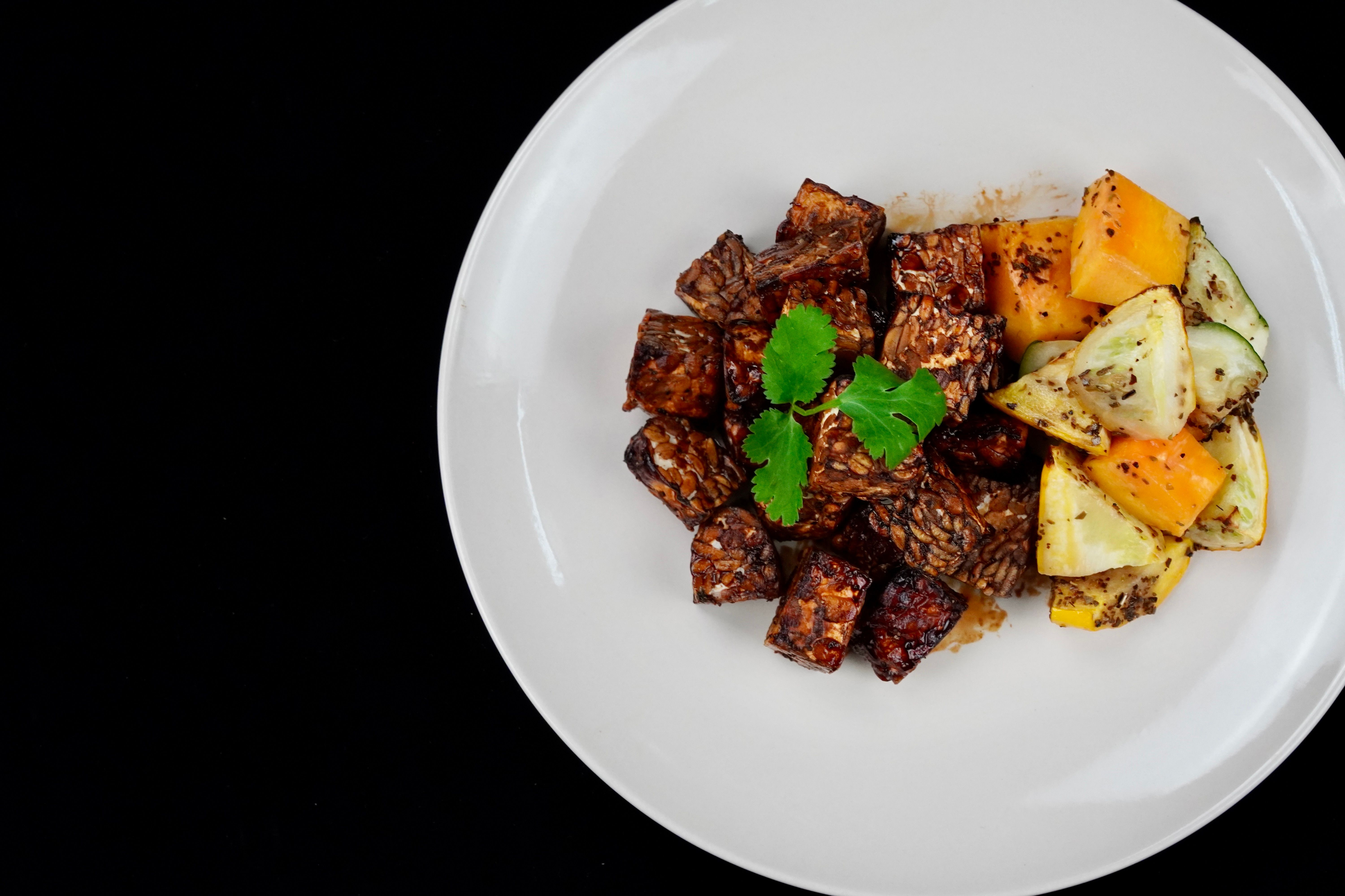 Sesame Soy Glaze Tempeh                