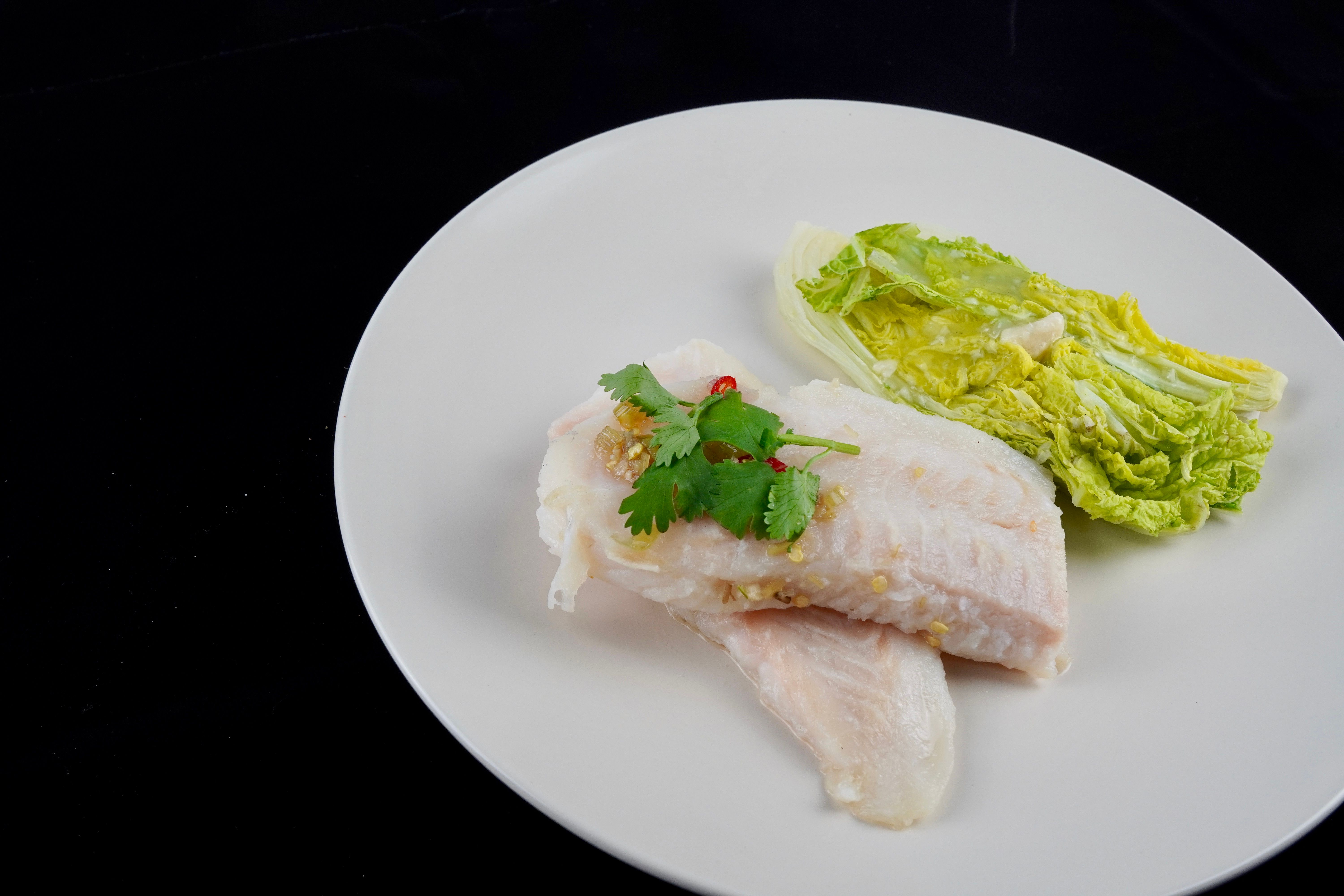 Steamed Dory Fillet w/ Thai Sauce