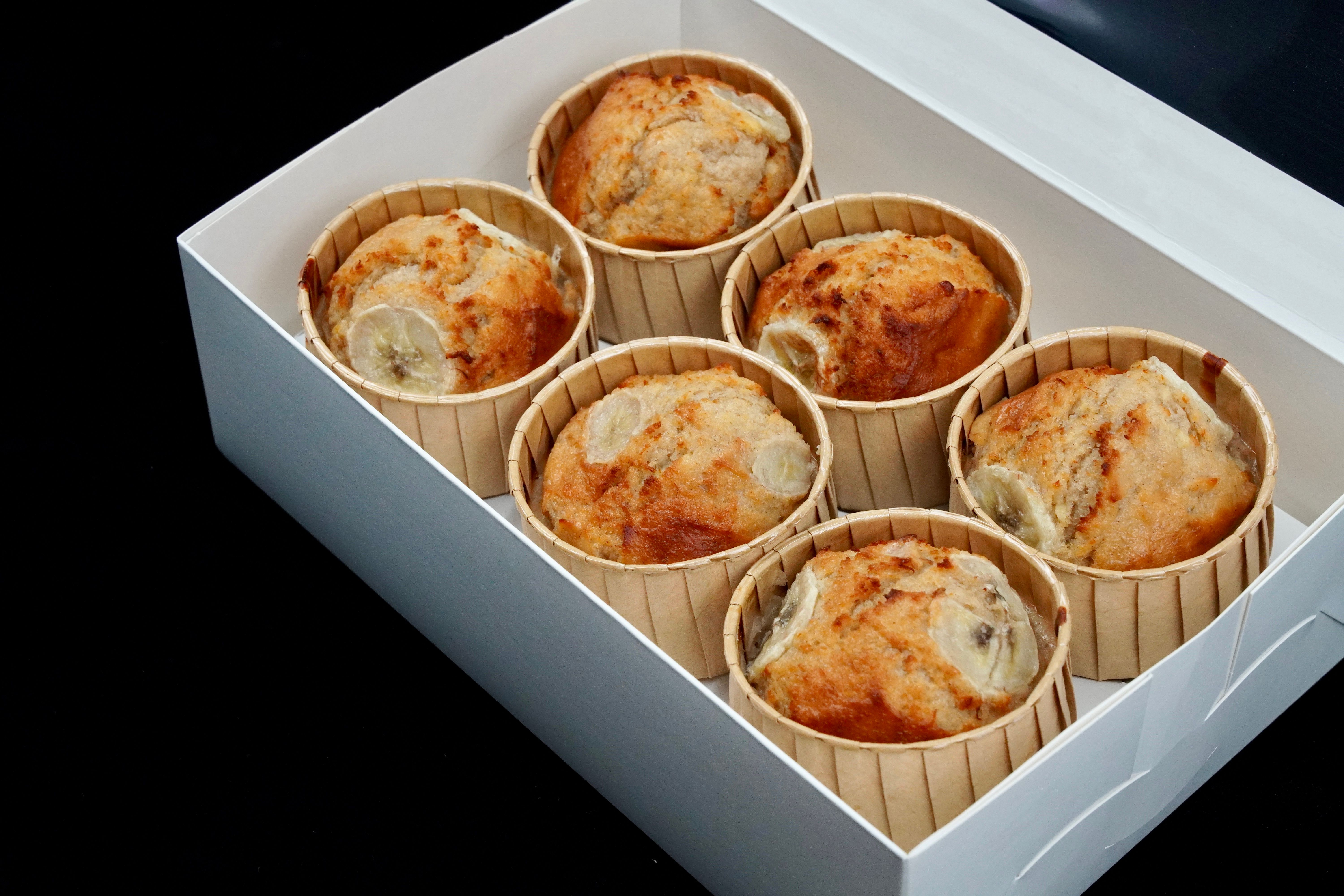 Banana Protein Muffins (6 pcs/ Box)