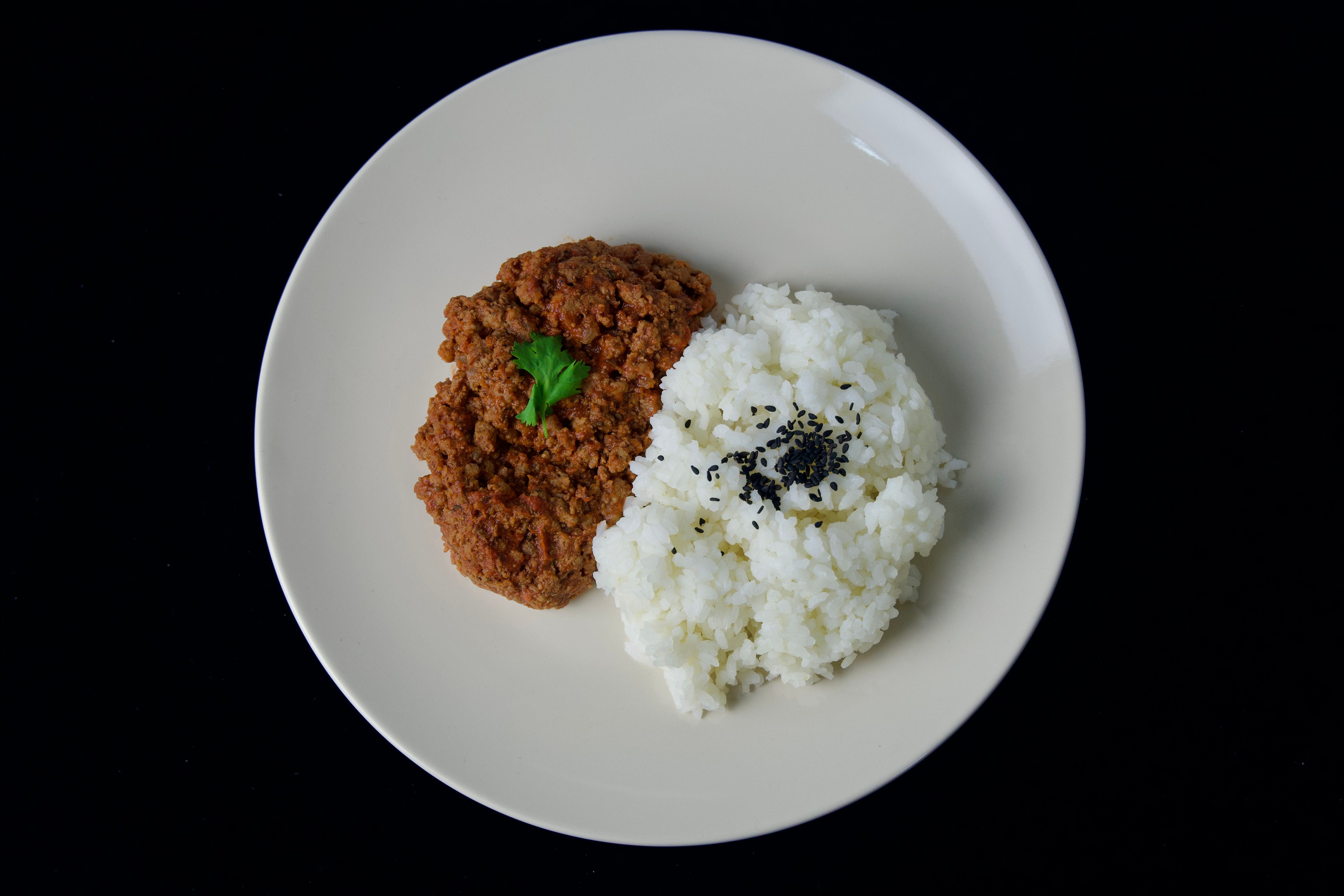 Marinara Beef x Short Grain Rice - Nutrify Basics 