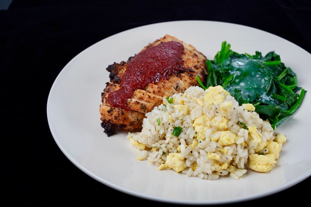 Parmesan Chicken Breast (Skinless) w/ Marinara Sauce