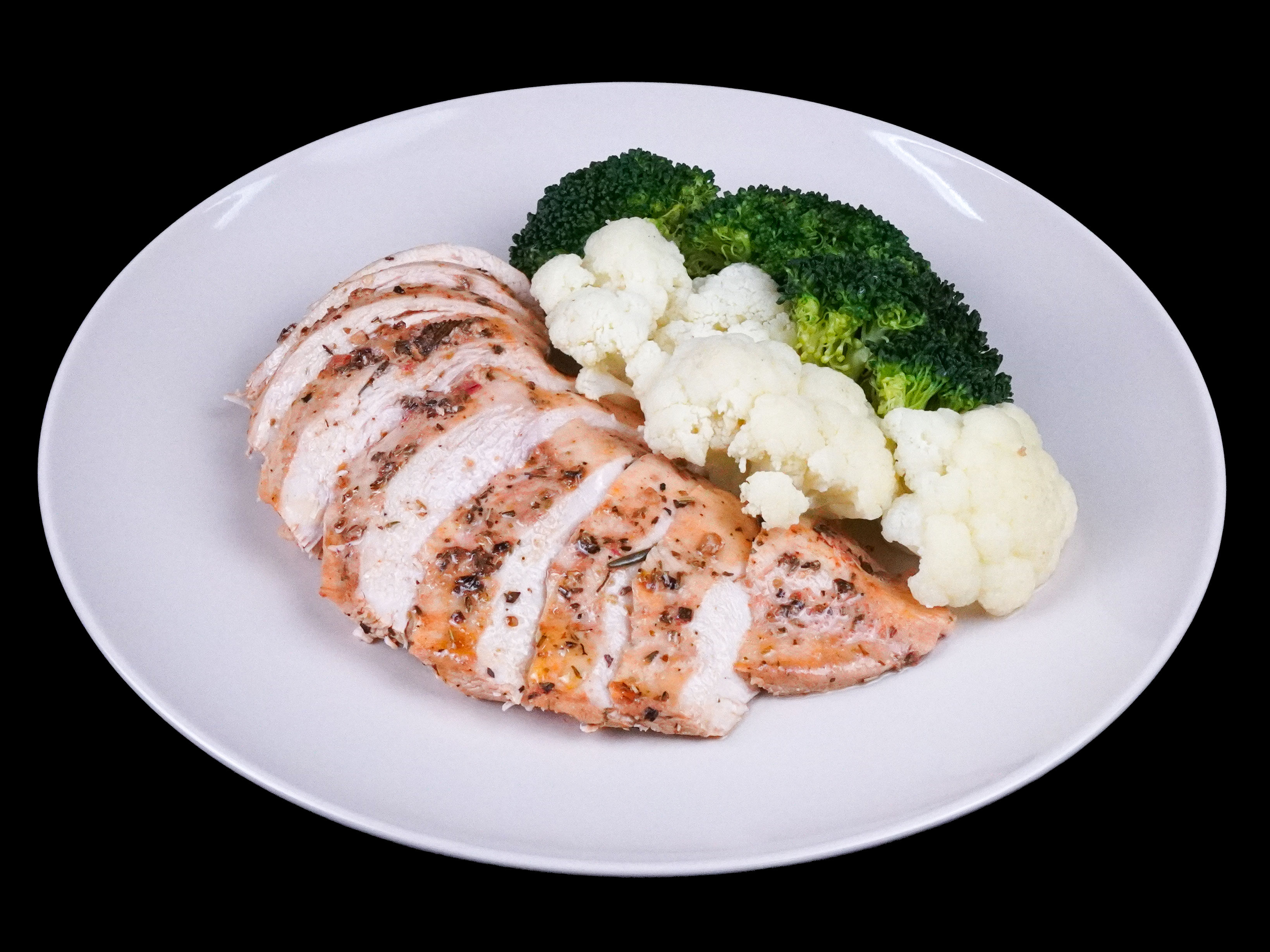 Italian Herb Chicken Breast x Broccoli & Cauliflower - Nutrify Basics