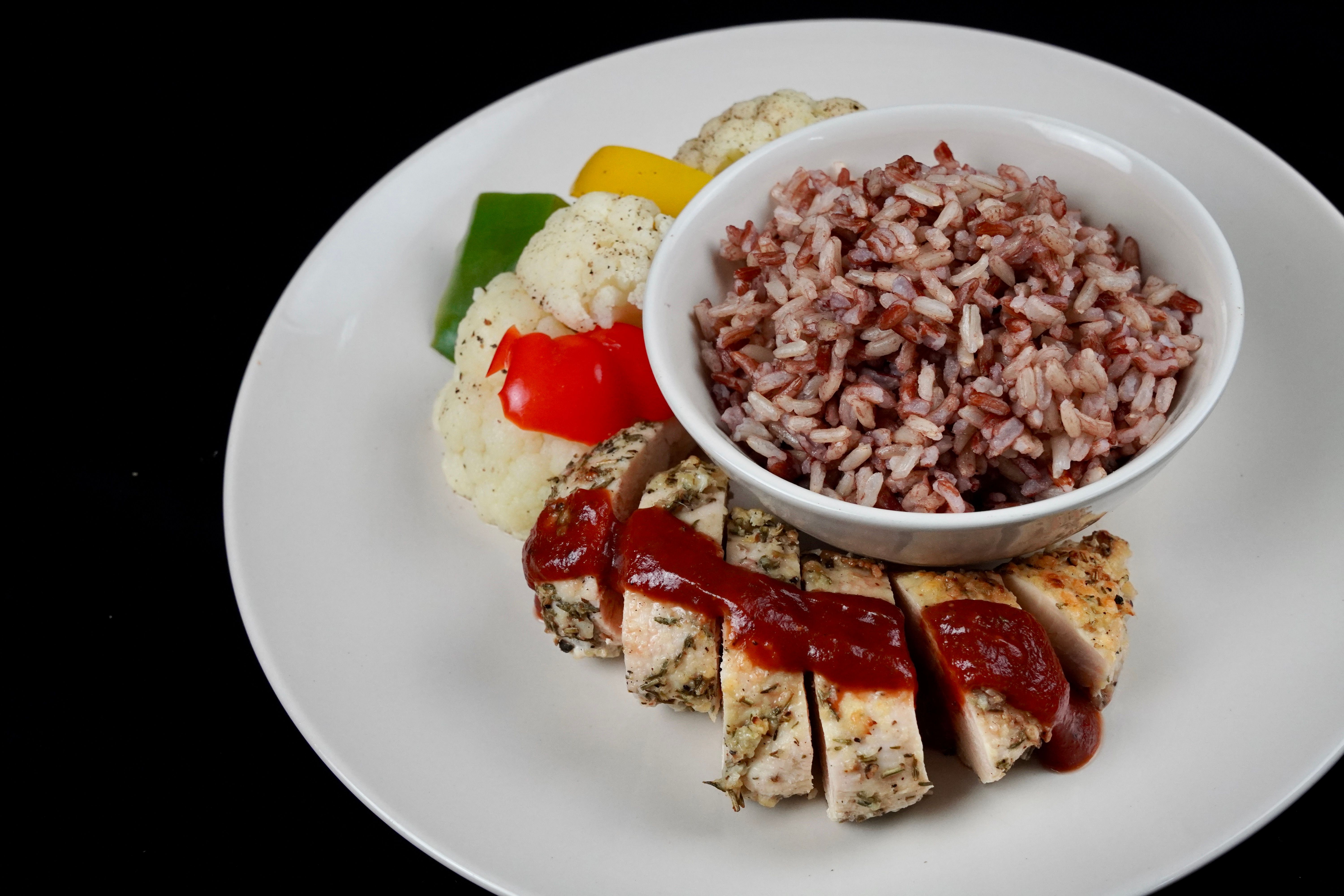 Parmesan Chicken Breast (Skinless) w/ Marinara Sauce