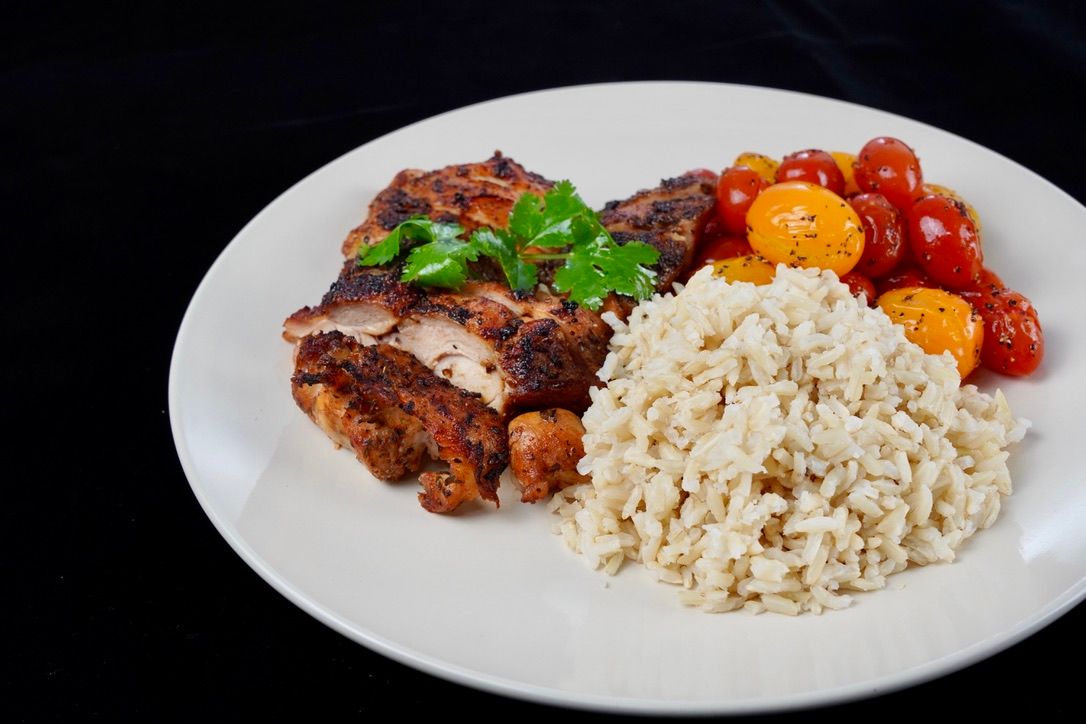 Baked Cajun Chicken Thigh (Skinless)