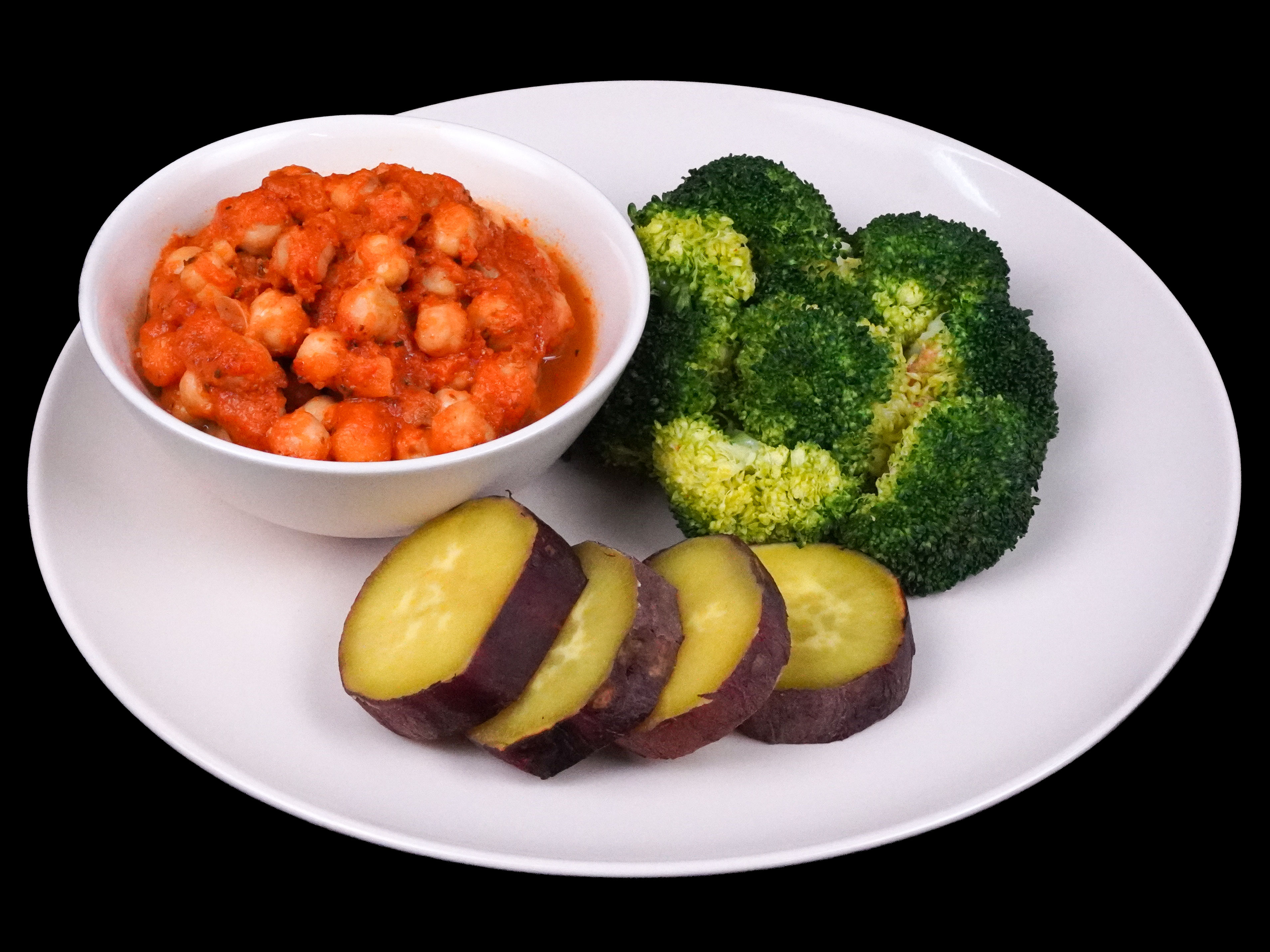 Tomato braised chickpeas