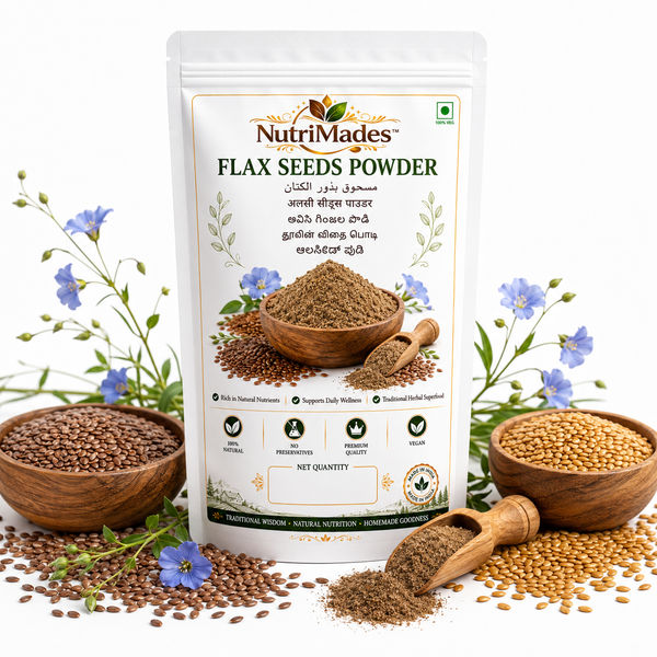 Flax Seeds Powder - Freshly Ground Natural Seed Powder
